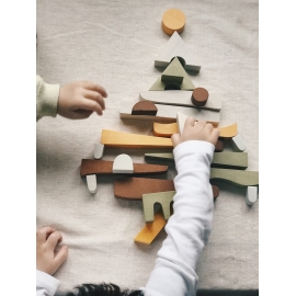 Jucarie din lemn - Blocuri puzzle