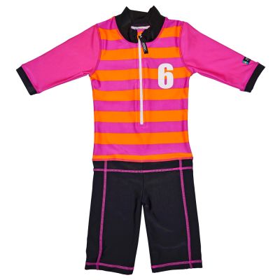 Costum de baie Sport pink marime 92- 104 protectie UV Swimpy SUPswimpy SP6002P
