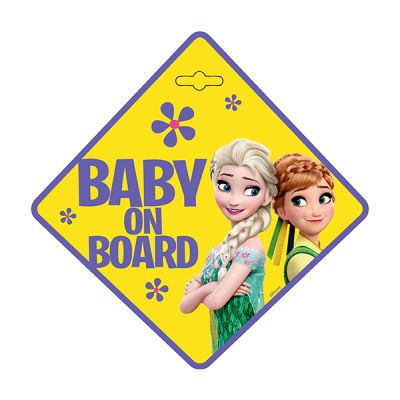 Semn de avertizare Baby on Board Frozen Seven SV9611 BBJSV9611_Initiala