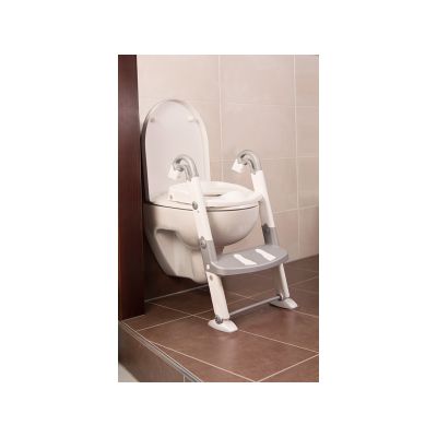 Scara cu reductor WC si olita White silver grey Kidskit rotho-babydesign KRS60006.0240