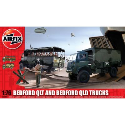 Airfix Bedford Qlt And Bedford Qld Trucks - SOLAF03306
