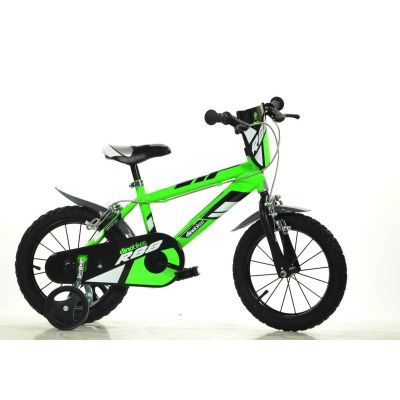 Bicicleta verde pentru copii 16"