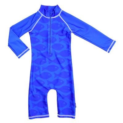Costum de baie Fish Blue marime 62- 68 protectie UV Swimpy SUP34-SF5999B