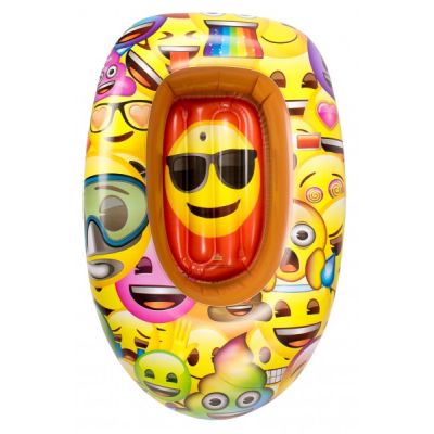 Barca gonflabila pentru copii Saica 90cm Emoji - SOLSA5890