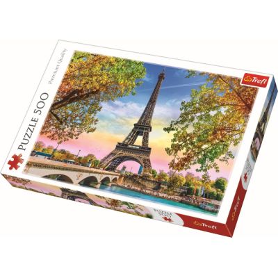 PUZZLE TREFL 500 ROMANTICUL PARIS VIV37330