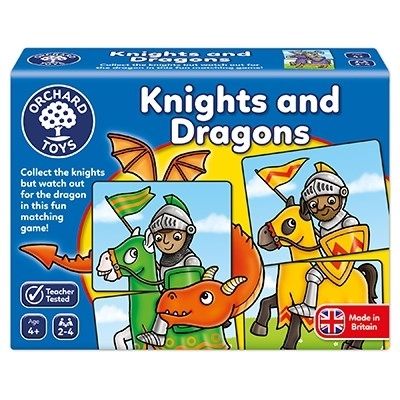 Joc educativ - puzzle Cavaleri si Dragoni KNIGHTS AND DRAGONS - OR096