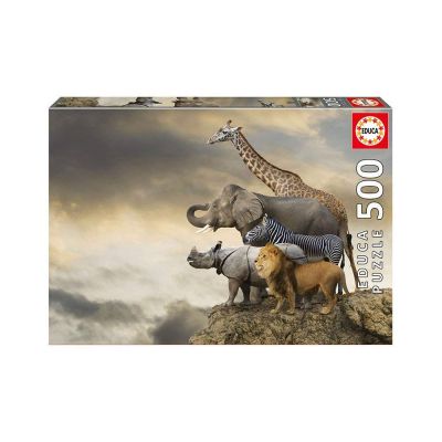Puzzle animalele din jungla savana africana tna16737