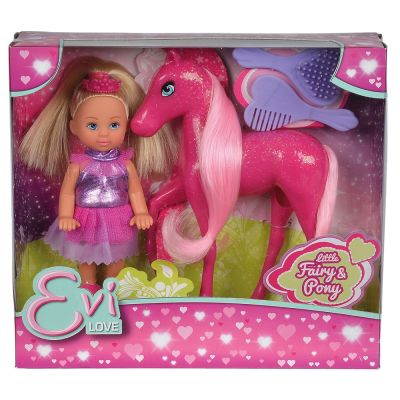 Papusa simba evi love fairy 12 cm cu ponei pony si accesorii hubs105738667