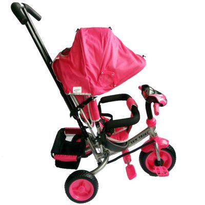 Tricicleta multifunctionala cu sunete si lumini Lux Trike Pink BBXXG6519T16PINK