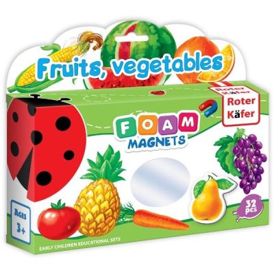 Joc educativ Lumea in Magneti - Fructe si legume Roter Kafer RK2101-04 BBJRK2101-04_Initiala