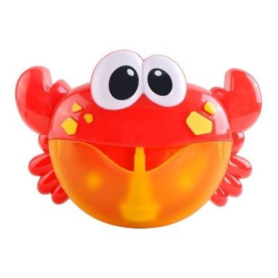 Jucarie de baie, Crab cu baloane muzicale de sapun Iso Trade MY17383 BBJMY17383_Rosu