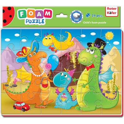 Puzzle Funny Dino 24 piese Roter Kafer RK1201-09 BBJRK1201-09_Initiala