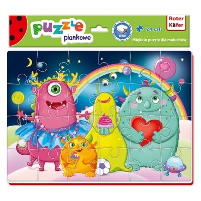 Puzzle Funny Monsters 24 piese Roter Kafer RK1201-03 BBJRK1201-03_Initiala