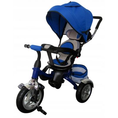 Tricicleta cu pedale 3 in 1 r-sport t3 - albastru edeedit3albastru