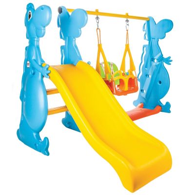 Centru de joaca pilsan dino slide and swing hubpl-06-099