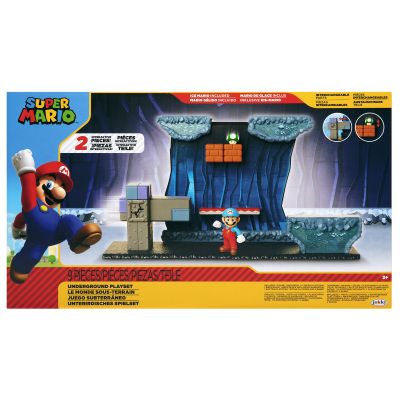 Nintendo super mario - set de joaca subteran 6 cm - 404274