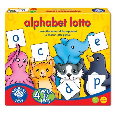Joc educativ loto in limba engleza Alfabetul ALPHABET LOTTO - OR083