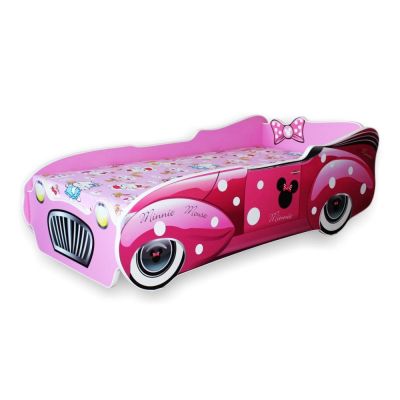 Patut model masina cu Minnie Roz pentru fetite 2-8 ani - PC-P-MINRZ-70