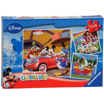 PUZZLE CLUBUL MICKEY MOUSE , 3x49 PIESE - ARTRVSPC09247