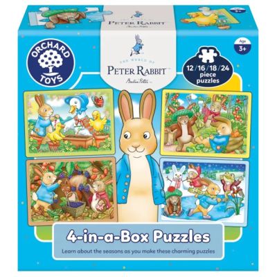 Cutie puzzle x 4 peter rabbit orwpr004