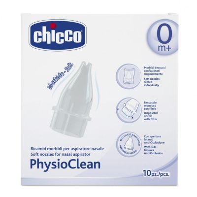 Rezerva Chicco PhysioClean pentru aspirator nazal, 10buc. CHC04982-7